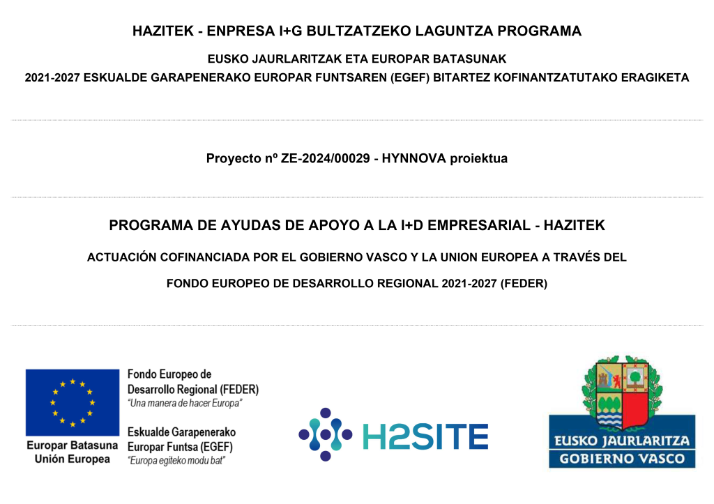 H2SITE participates in the HYNNOVA project